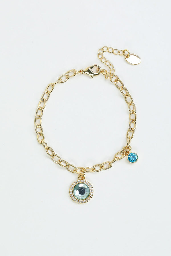 Carraig Donn December Birthstone Charm Bracelet