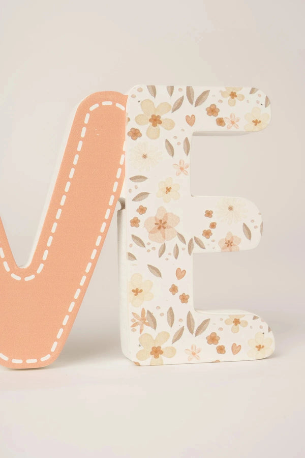 Carraig Donn Decorative Wooden LOVE Plaque with Bear