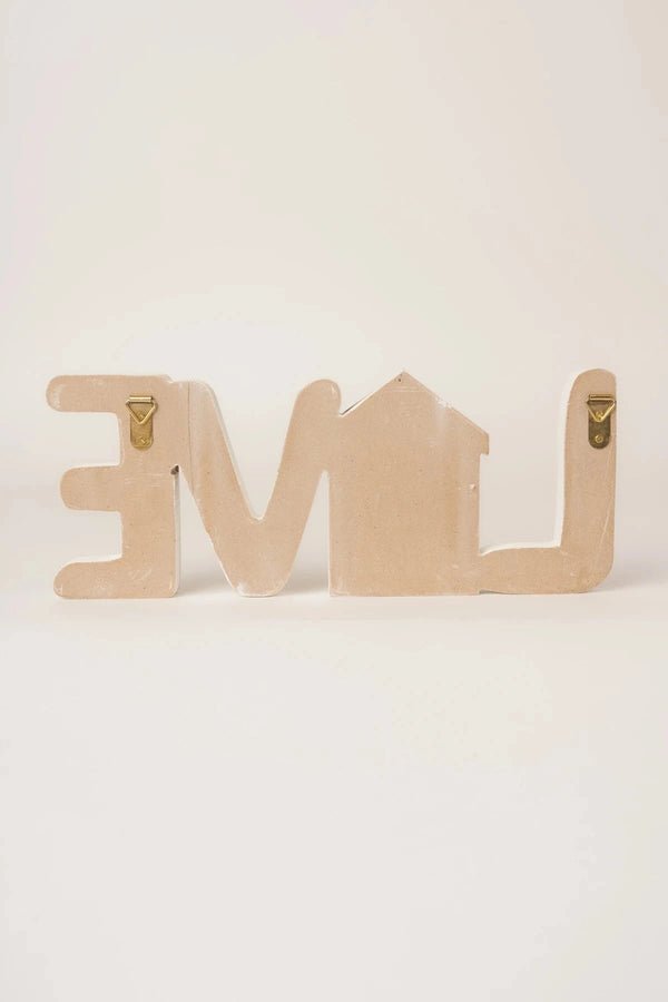 Carraig Donn Decorative Wooden LOVE Plaque with Bear