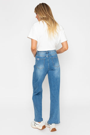 Carraig Donn Denim Jeans With Side Stitch Detail