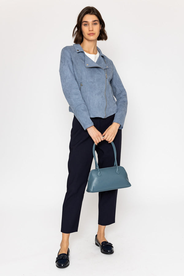 Carraig Donn Denim Suedette Biker Jacket