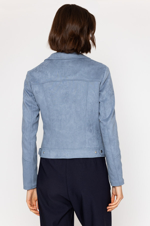 Carraig Donn Denim Suedette Biker Jacket