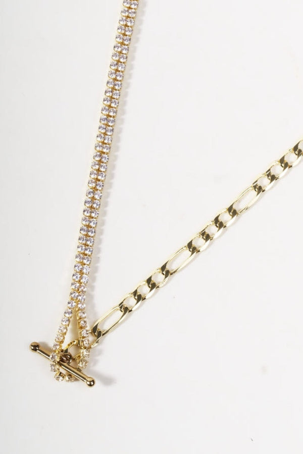 Carraig Donn Diamante & Chain Gold Necklace