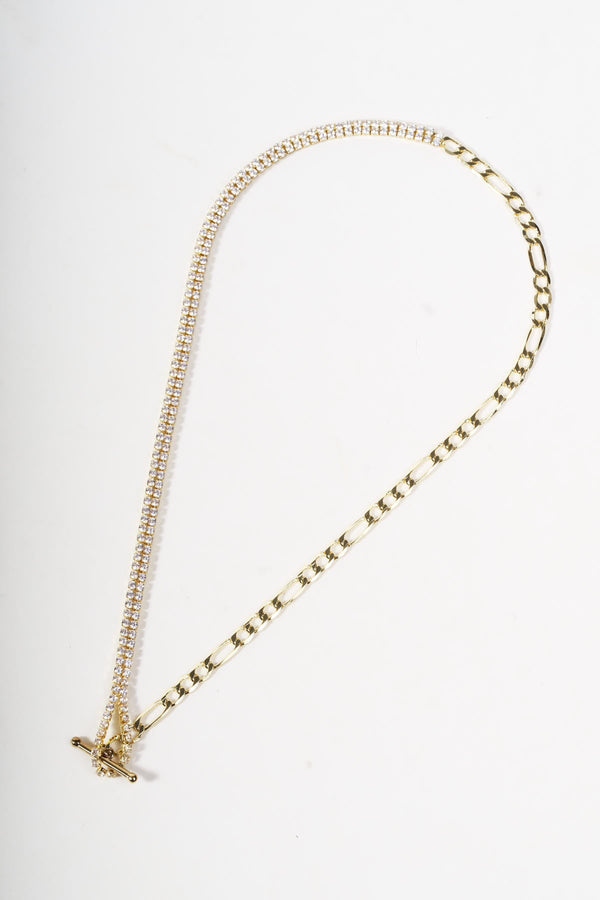 Carraig Donn Diamante & Chain Gold Necklace