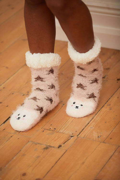 Dog Fluffy Slipper Socks
