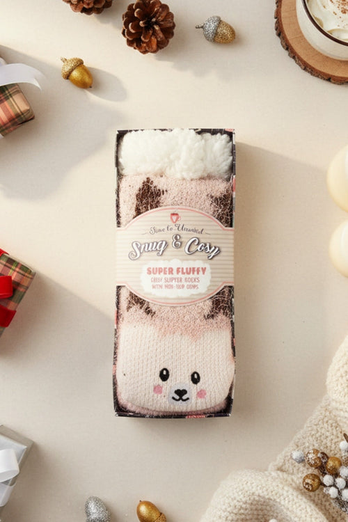 Carraig Donn Dog Fluffy Slipper Socks