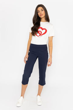 Carraig Donn Double Heart Print T-Shirt