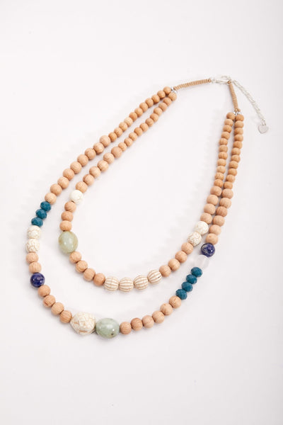 Carraig Donn Double Layered Beaded Necklace