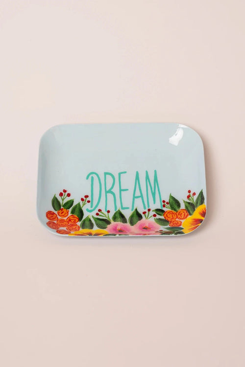 "Dream" Catch All Decorative Tray