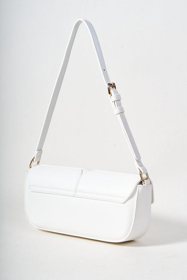 Carraig Donn East West White Shoulder Bag