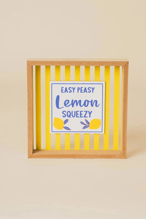 Carraig Donn "Easy Peasy Lemon Squeezy" Wooden Plaque