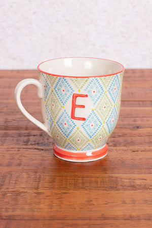Carraig Donn Eclectic Alphabet Mug E