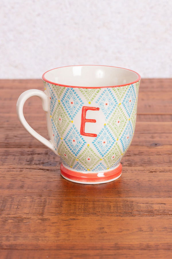 Carraig Donn Eclectic Alphabet Mug E