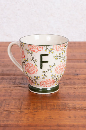 Eclectic Alphabet Mug F