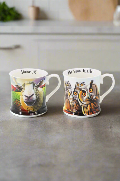 Eoin O Connor Beyond The Herd Set of 2 Mugs