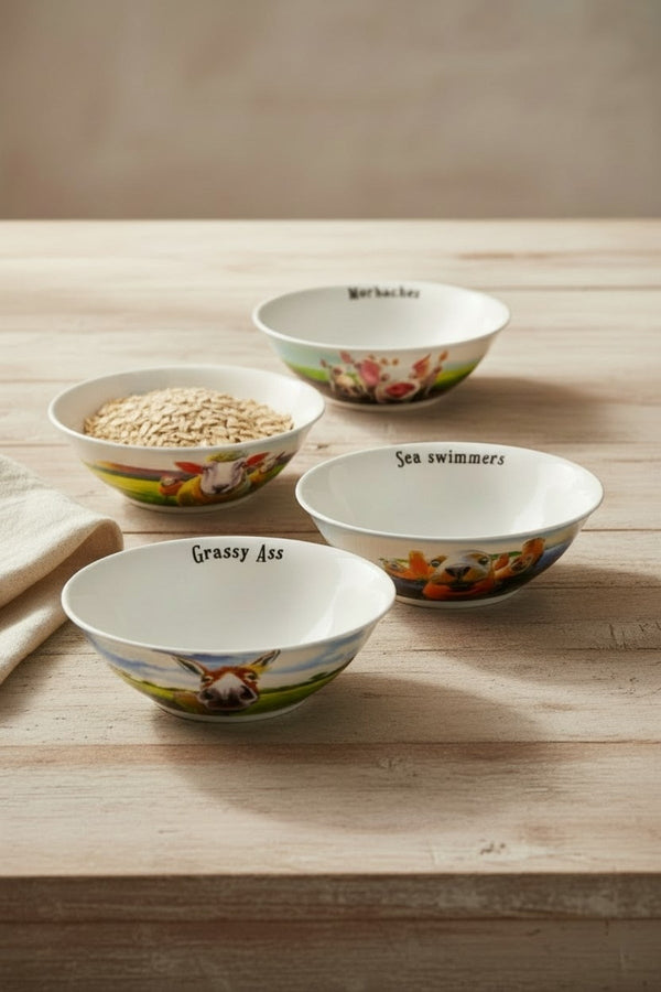Carraig Donn Eoin O Connor Beyond The Herd Set of 4 Bowls
