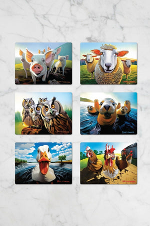 Carraig Donn Eoin O Connor Beyond The Herd Set of 6 Placemats