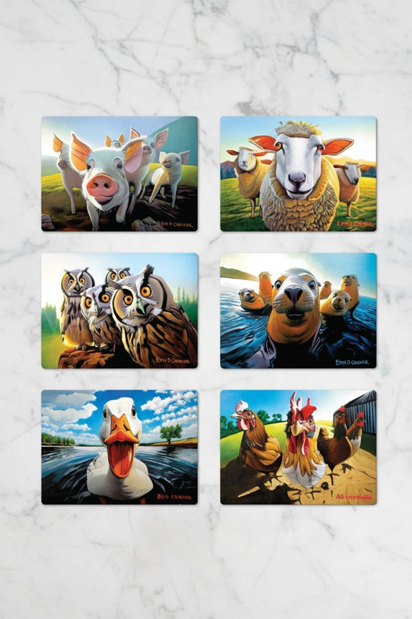 Carraig Donn Eoin O Connor Beyond The Herd Set of 6 Placemats