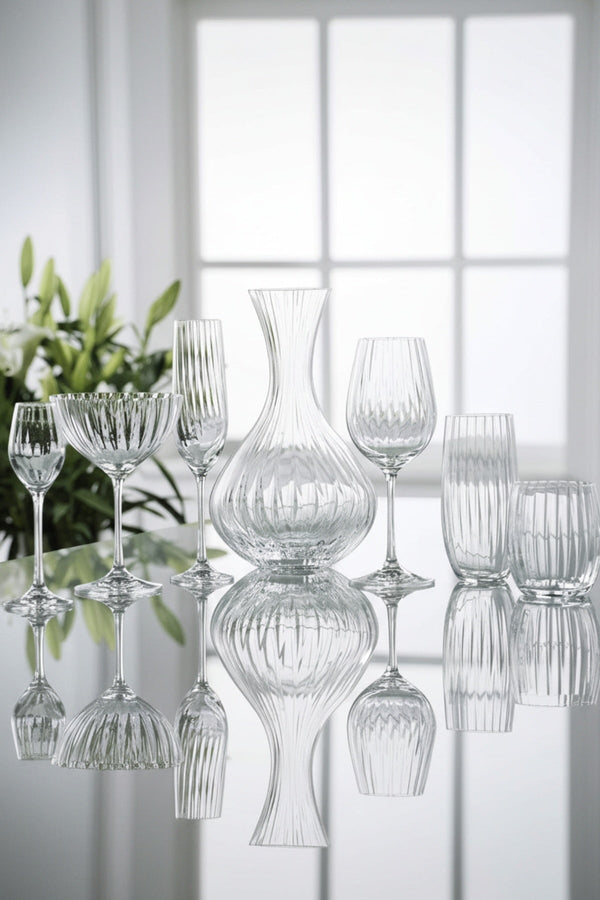 Carraig Donn Erne Glass Flute Set of 4