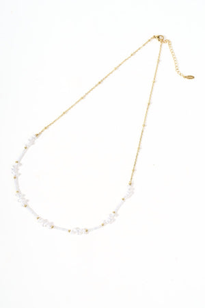 Carraig Donn Faux Pearl Gold Necklace