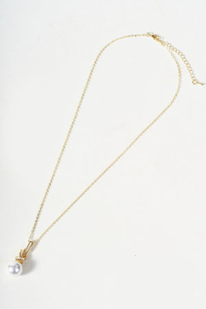 Carraig Donn Faux Pearl Twist Necklace
