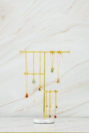 Carraig Donn February Birthstone Charm Necklace