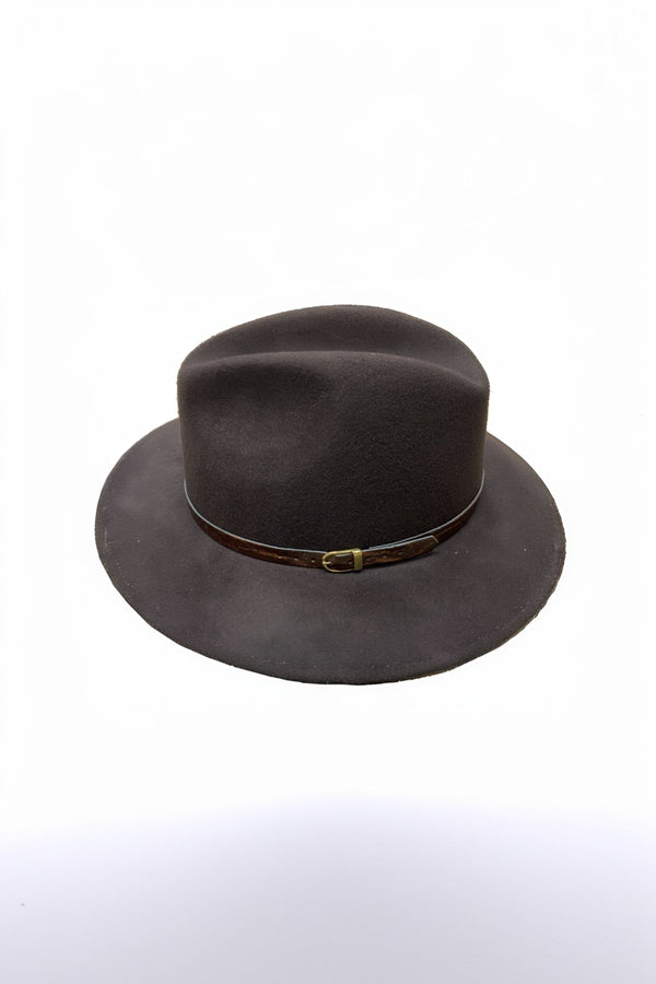 Carraig Donn Fedora Hat in Brown