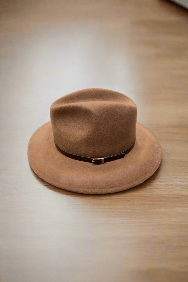 Carraig Donn Fedora Hat in Tan Brown