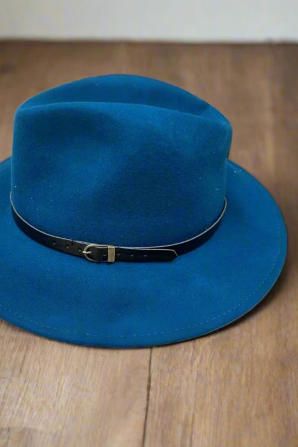 Carraig Donn Fedora Hat in Teal
