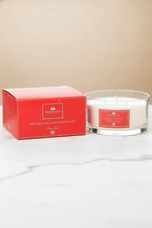 Carraig Donn Festive Spice Luxury Candle 3 Wick