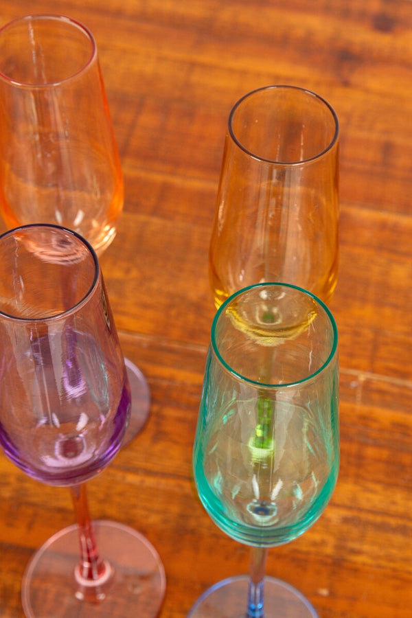 Carraig Donn Fiesta Chamagne Flute Set Of 4