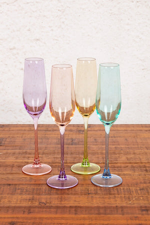 Carraig Donn Fiesta Chamagne Flute Set Of 4