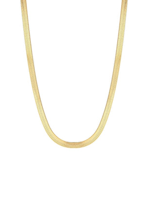 Carraig Donn Flat Snake Chain Necklace