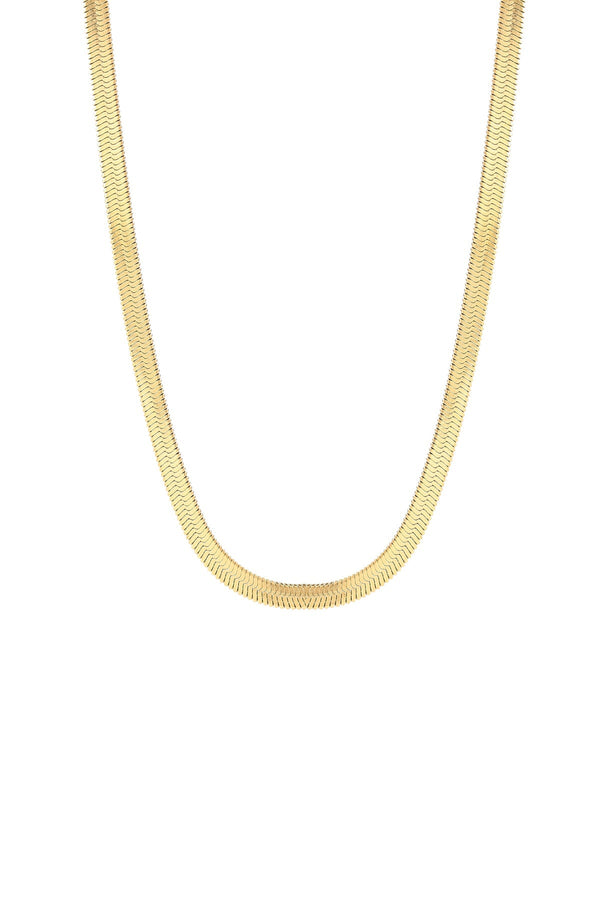 Carraig Donn Flat Snake Chain Necklace