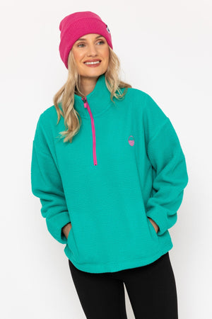 Carraig Donn Fleece With Contrast Zip