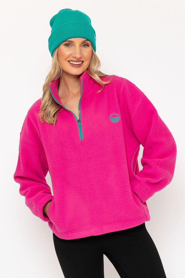 Carraig Donn Fleece With Contrast Zip