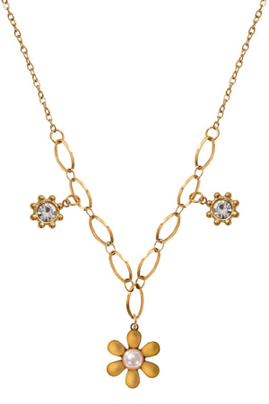 Carraig Donn Floral Charm Necklace