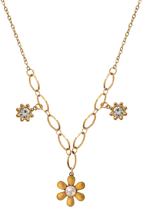 Floral Charm Necklace
