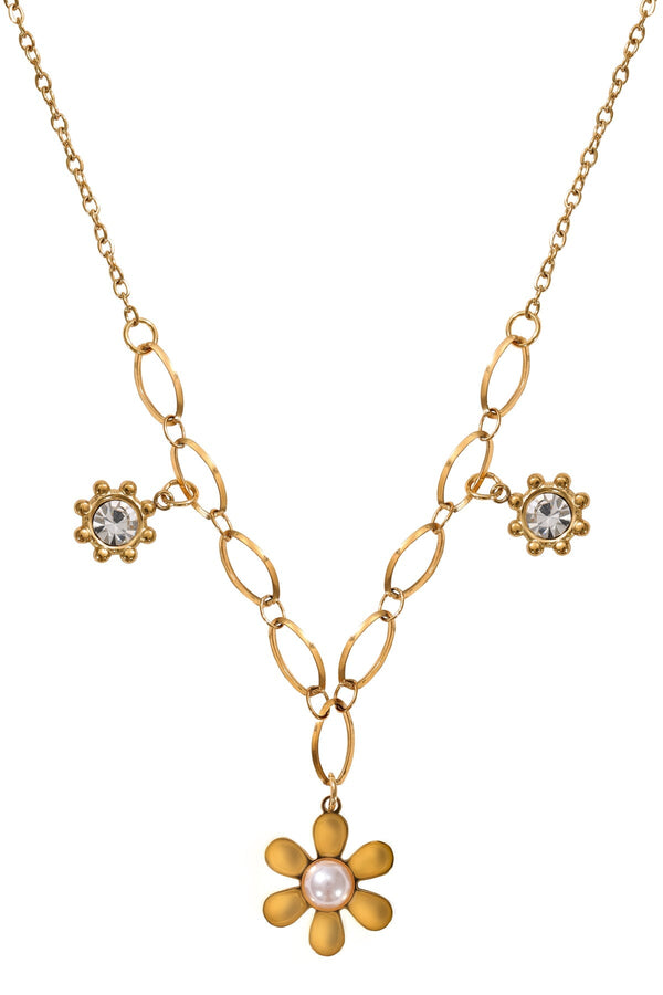 Carraig Donn Floral Charm Necklace