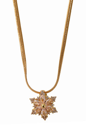 Carraig Donn Floral Crystal Pendant