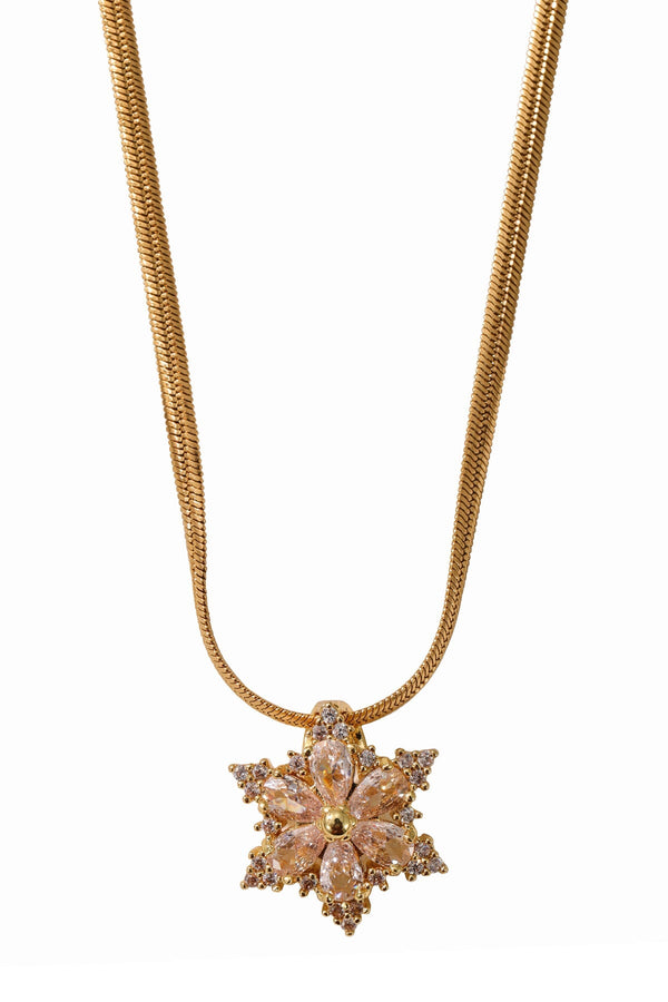 Carraig Donn Floral Crystal Pendant
