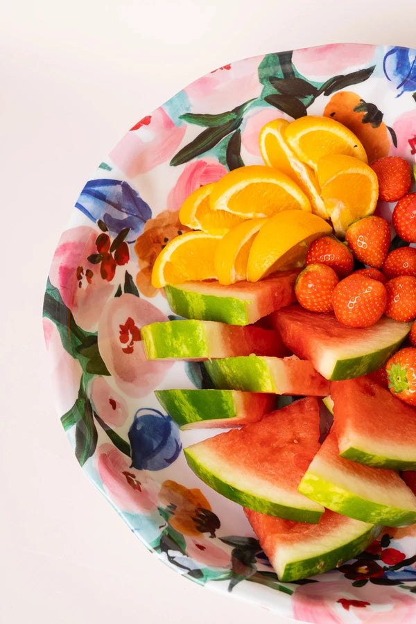 Carraig Donn Floral Melamine Serving Bowl