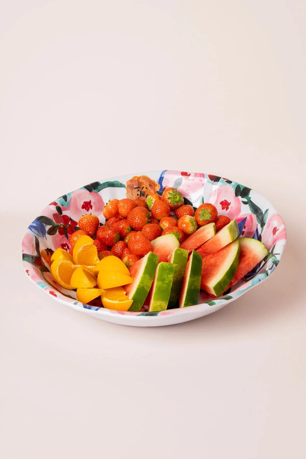 Carraig Donn Floral Melamine Serving Bowl