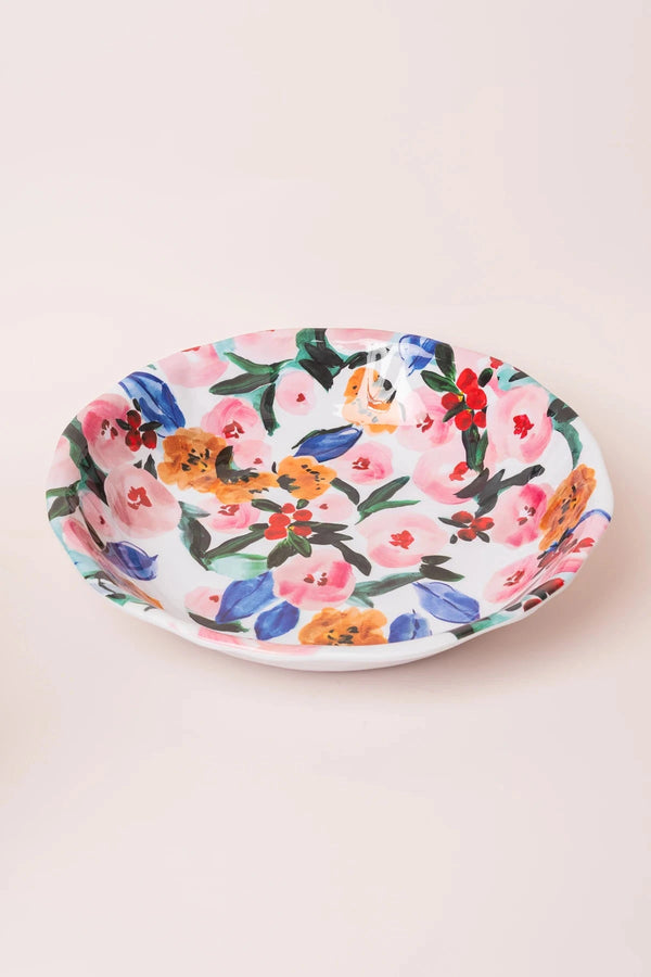 Carraig Donn Floral Melamine Serving Bowl