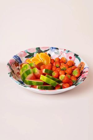 Carraig Donn Floral Melamine Serving Bowl