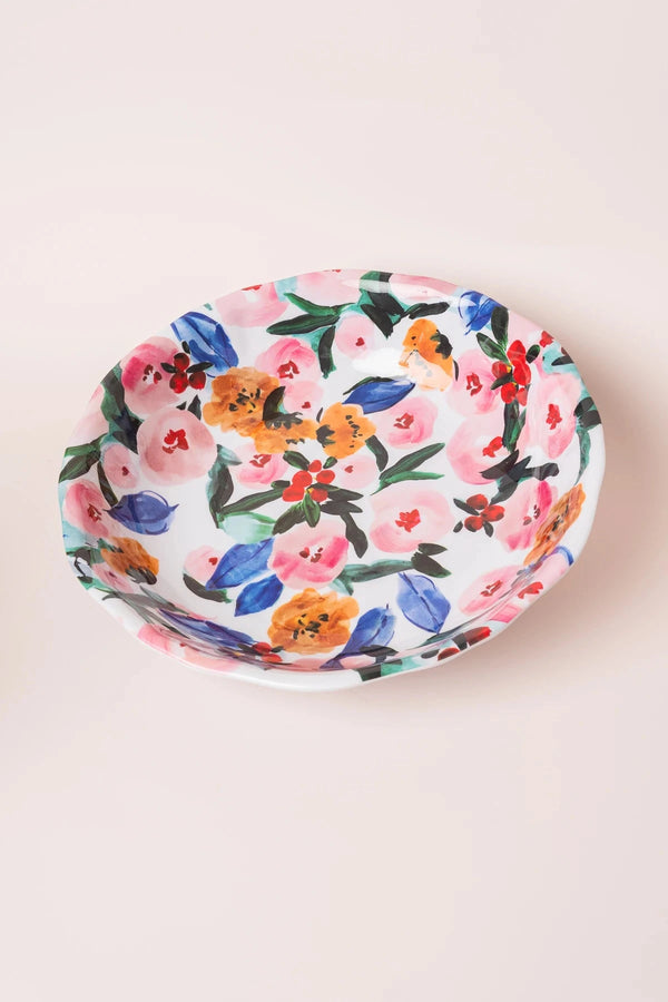Carraig Donn Floral Melamine Serving Bowl
