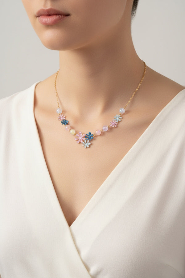 Carraig Donn Floral Multi Color Necklace