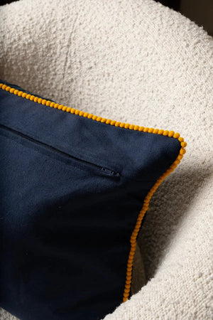 Carraig Donn Floral Navy Cushion 40X60Cm