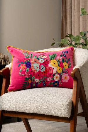 Carraig Donn Floral Pink Cushion 40X60Cm