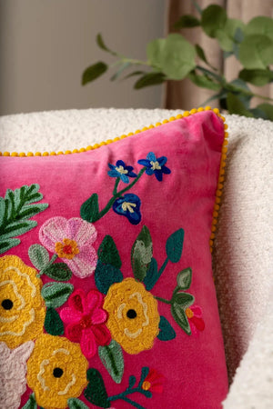 Carraig Donn Floral Pink Cushion 40X60Cm